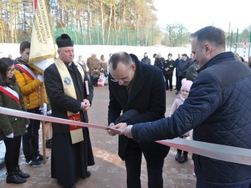 Uroczystość otwarcia nowej części szkolno-przedszkolnej w Szkole Podstawowej imienia Władysława Jagiełły w Starych Skoszewach , SP w Starych Skoszewach